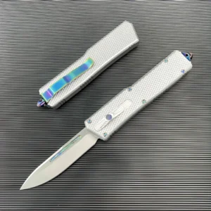 Abalone straight out switchblade knife