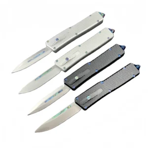 Abalone straight out switchblade knife