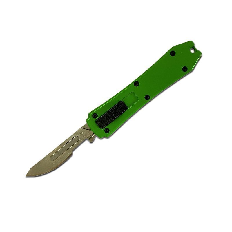 6-3-1.jpg Scalpel Utility Knife With 10 Blade Knife Green Box Cutter