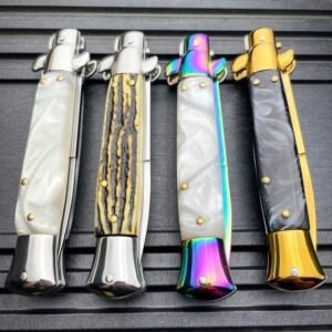 8.75 Inch Italian stiletto knife switchblade auto flick knife