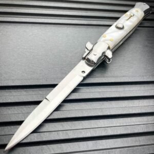 8.75 Inch Italian stiletto knife switchblade auto flick knife