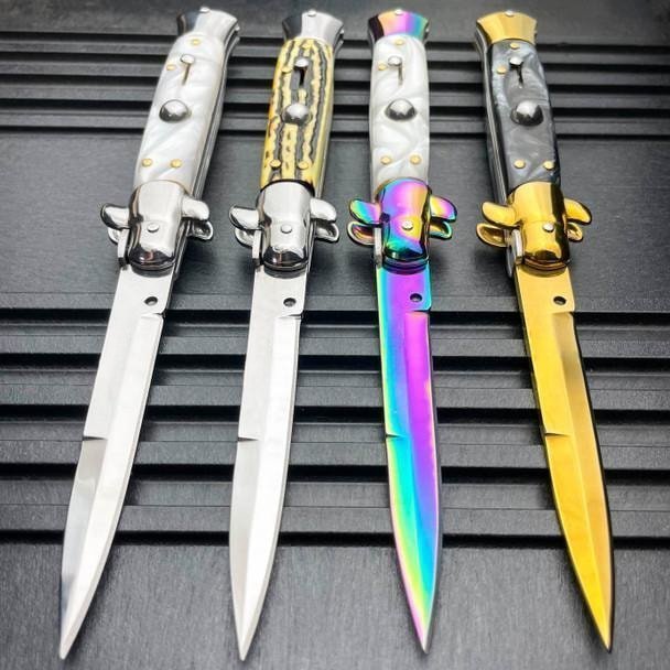 8.75_-Italian-Stiletto-Switch-Blade-Auto-Pocket-Kni.jpg 8.75 Inch Italian stiletto knife switchblade auto flick knife