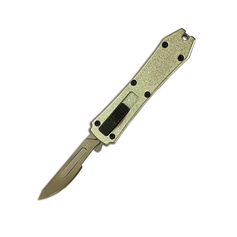 9-1-1.jpg Scalpel Utility Knife With 10 Blade Knife Silver Box Cutter