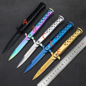 Pocket Stiletto knife switchblade flick knife folding knife