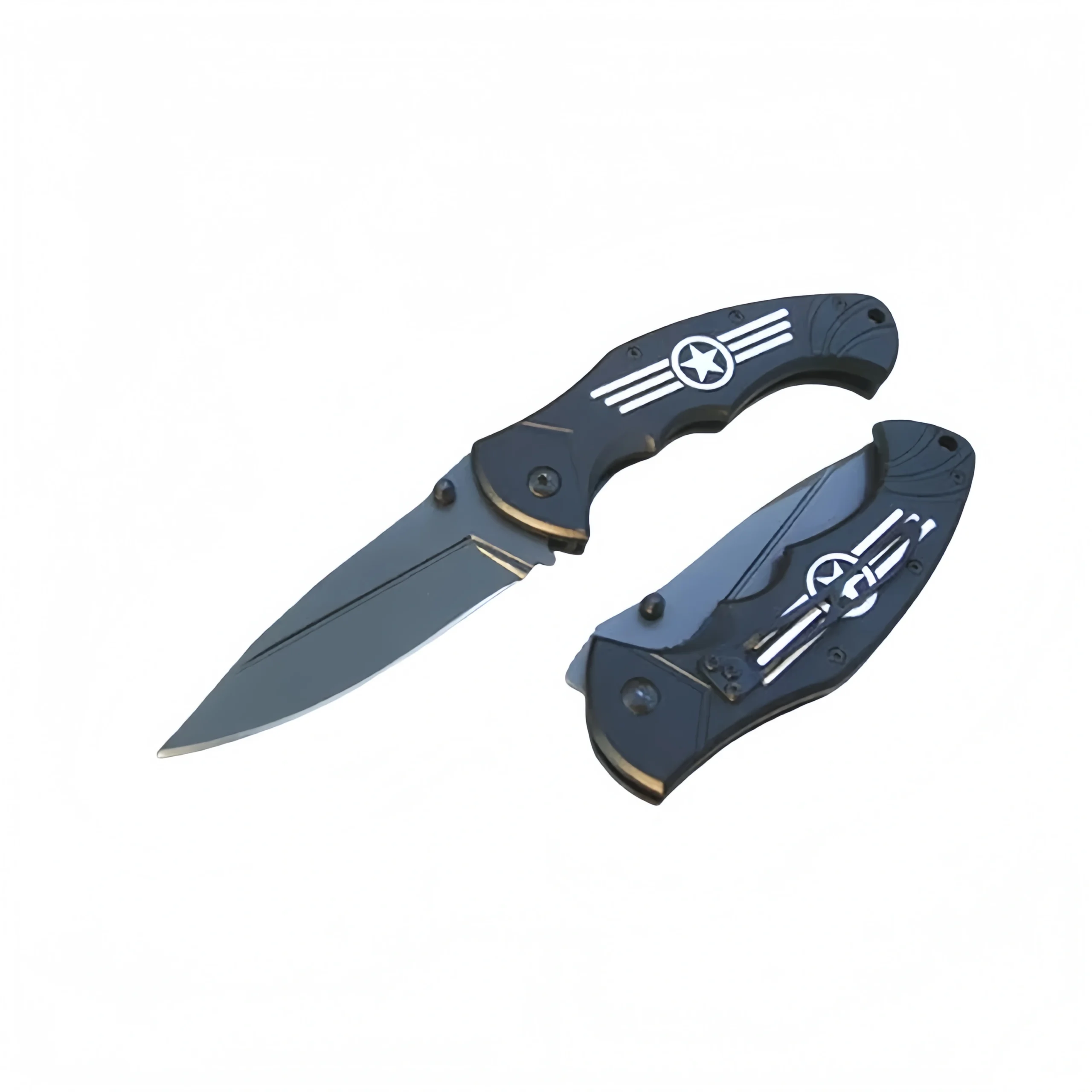 F27-1-scaled-1.webp Outdoor Pocket Knife – Military Style EDC Pocket Knife with Star Logo