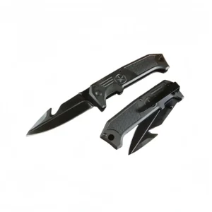 Outdoor Pocket Knife – Military Style Rescue Knife with Cutter Hook & Pocket Clip