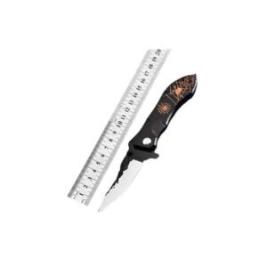 Outdoor Pocket Knife – Style Folding Knife with Textured Handle & Thumb Stud