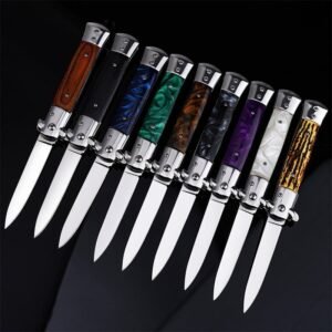 Classic stiletto folding knife