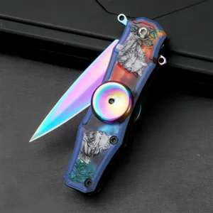 Fidget Spinner Knife EDC Multi-purpose Pocket Knife