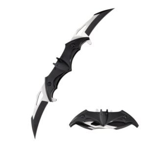 Creative outdoor butterfly folding knife bat knife aluminum pocket knife folding knife