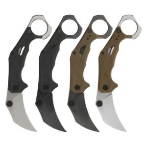 Karambit Knife Kaxiu Folding Knife Outdoor Multi-Function High Hardness Sharp Folding Claw Knife