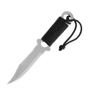 Outdoor small straight knife camping Outdoor diving hunting knife high hard skeleton knife