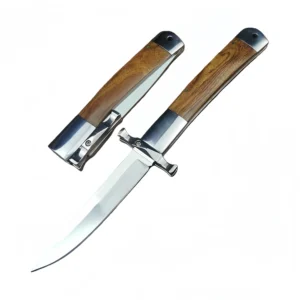 Stiletto knife flick knife switchblade folding pocket knife