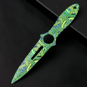 Skeleton Knife Stainless Steel Metal Training Ornamental Knife