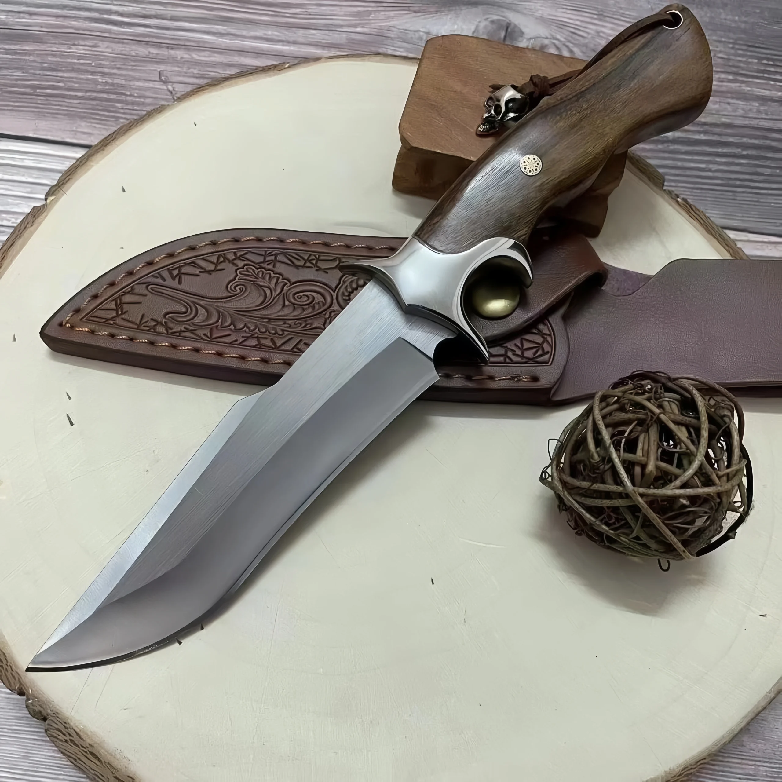 O1CN01Pv2zp21lzDL3q04kR_2217538634889-0-cib.jpg_-1_副本-scaled-1.webp M390 powdered jungle steel knife high hardness one-piece sharp survival knife outdoor Compact collection small straight knife