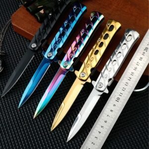 Pocket Stiletto knife switchblade flick knife folding knife-A