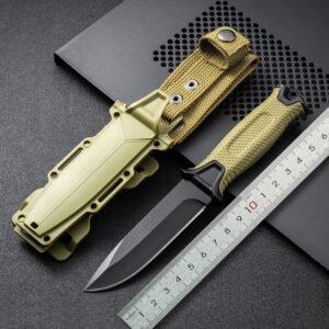 Explorer II outdoor hunting knife wilderness exploration Compact knife outdoor camping portable knife multi-function Outdoor knife