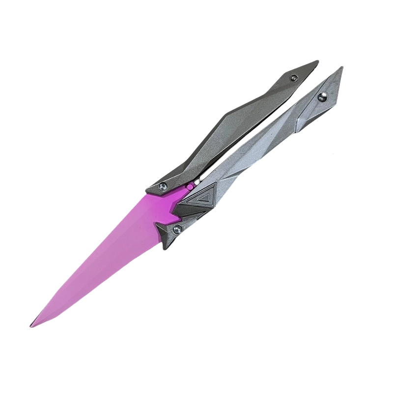 O1CN01rkIfZY24AM69z9bDy_2088867350-0-cib.webp Valorant game peripheral singularity butterfly knife alloy sling knife