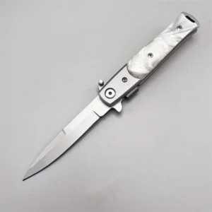Stiletto folding knife