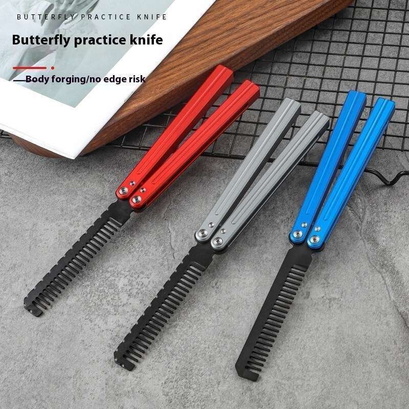 e434542a-4f42-4abe-9e57-6384fd05128e-1-1.jpg Stainless steel comb Aluminum Handle Practice CSGO
