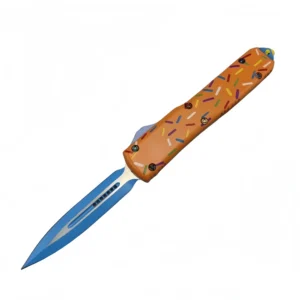 5.5″ UTX70 Orange Series Dessert Warrior OTF Knife