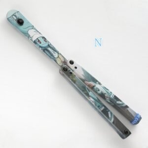 Butterfly Knife Jenny Fancy Plastic Knife Training Folding Knife Squid